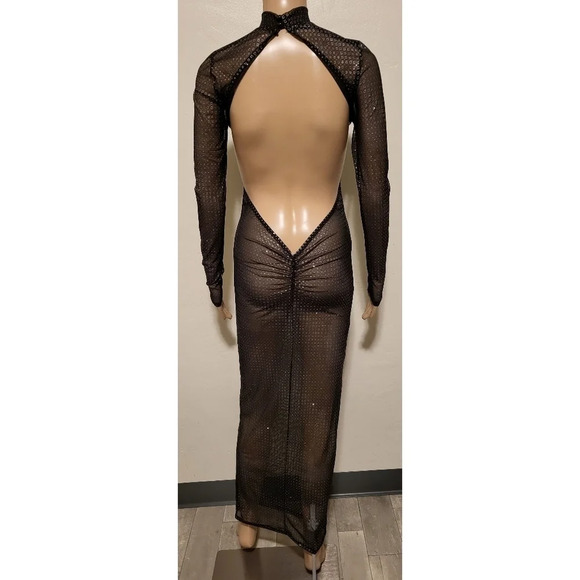KTOO "See through" Sparkly Backless Dress (Size M) - Picture 3 of 10